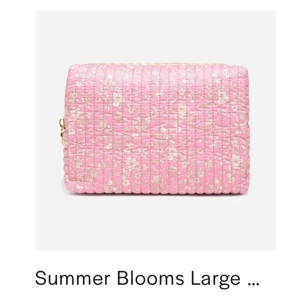 Stoney Clover Lane Liberty Large Pouch Summer Blooms NWOT